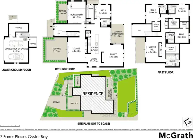 Floorplan of Homely house listing, 7 Farrer Place, Oyster Bay NSW 2225