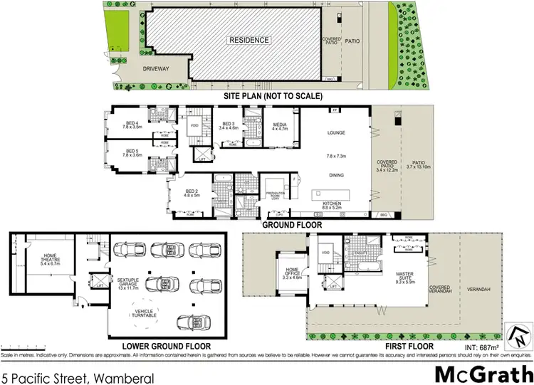 Floorplan of Homely house listing, 5 Pacific Street, Wamberal NSW 2260