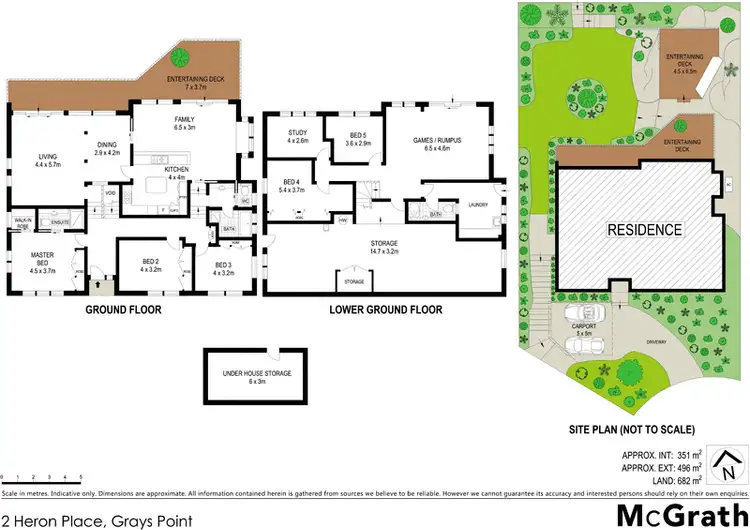 Floorplan of Homely house listing, 2 Heron Place, Grays Point NSW 2232