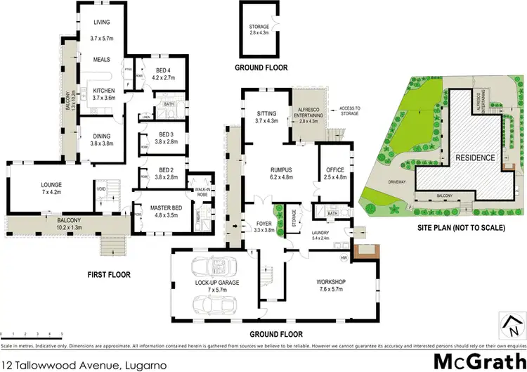 Floorplan of Homely house listing, 12 Tallowwood Avenue, Lugarno NSW 2210