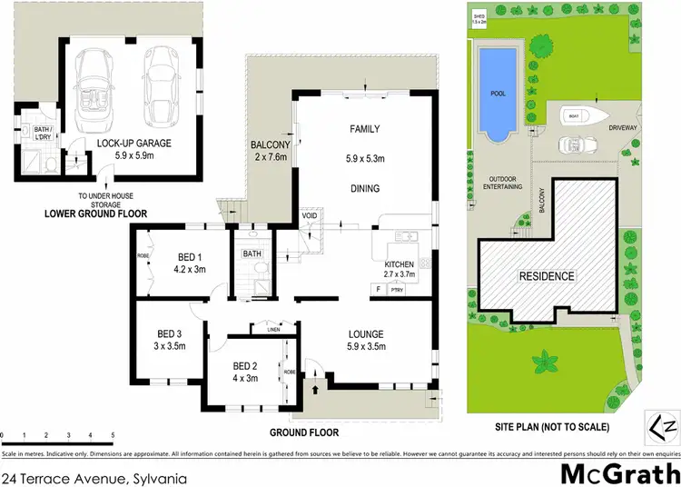 Floorplan of Homely house listing, 24 Terrace Avenue, Sylvania NSW 2224