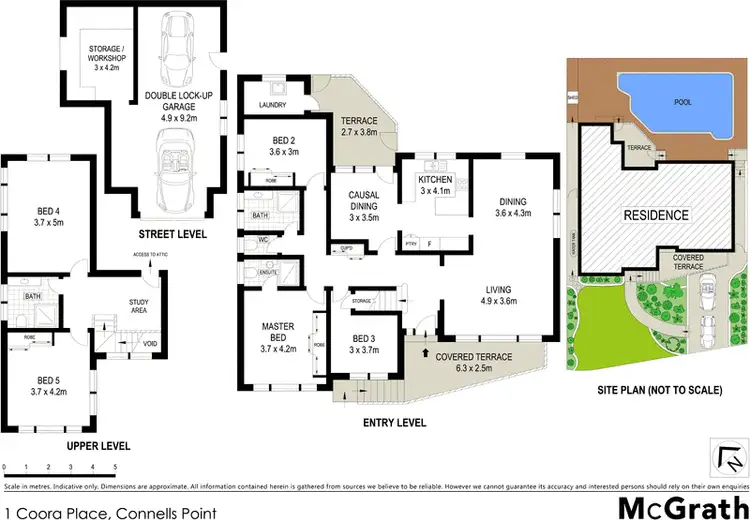 Floorplan of Homely house listing, 1 Coora Place, Connells Point NSW 2221