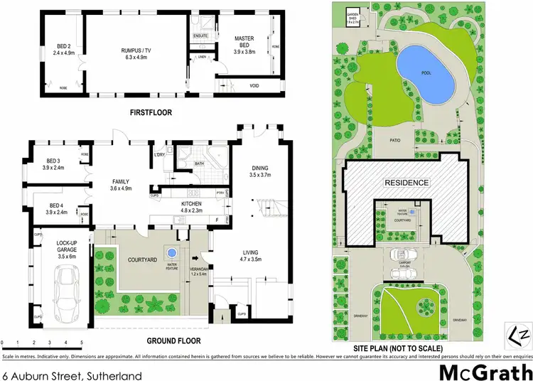 Floorplan of Homely house listing, 6 Auburn Street, Sutherland NSW 2232