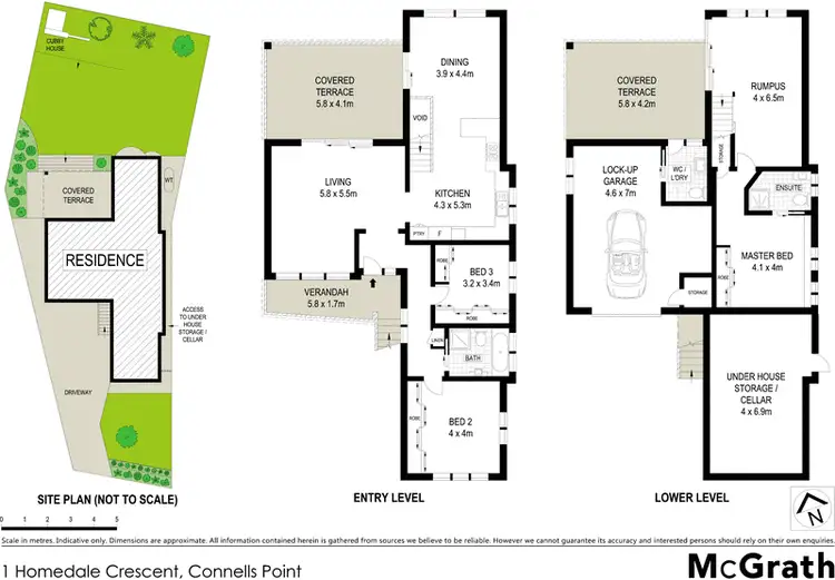 Floorplan of Homely house listing, 1 Homedale Crescent, Connells Point NSW 2221