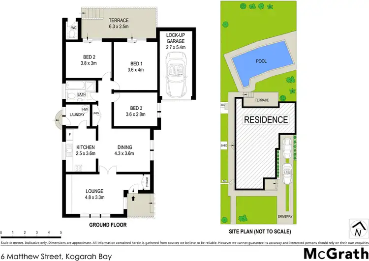 Floorplan of Homely house listing, 6 Matthew Street, Kogarah Bay NSW 2217