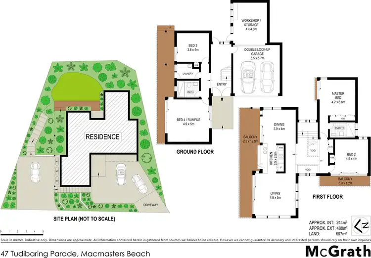 Floorplan of Homely house listing, 47 Tudibaring Parade, Macmasters Beach NSW 2251