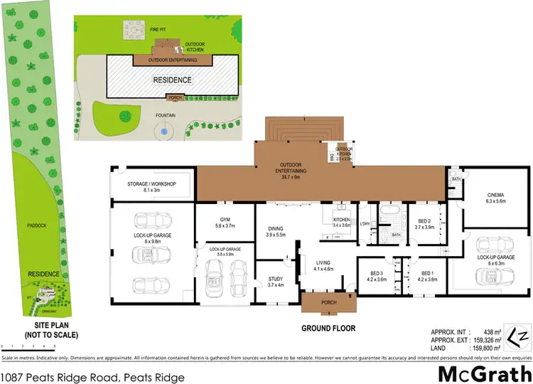 Floorplan of Homely rural property listing, 1087 Peats Ridge Road, Peats Ridge NSW 2250