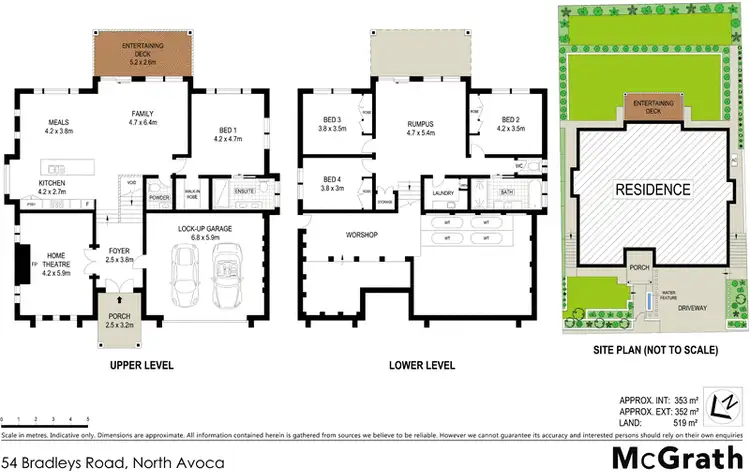 Floorplan of Homely house listing, 54 Bradleys Road, North Avoca NSW 2260