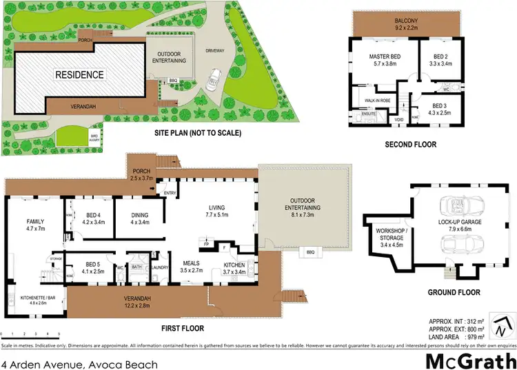 Floorplan of Homely house listing, 4 Arden Avenue, Avoca Beach NSW 2251