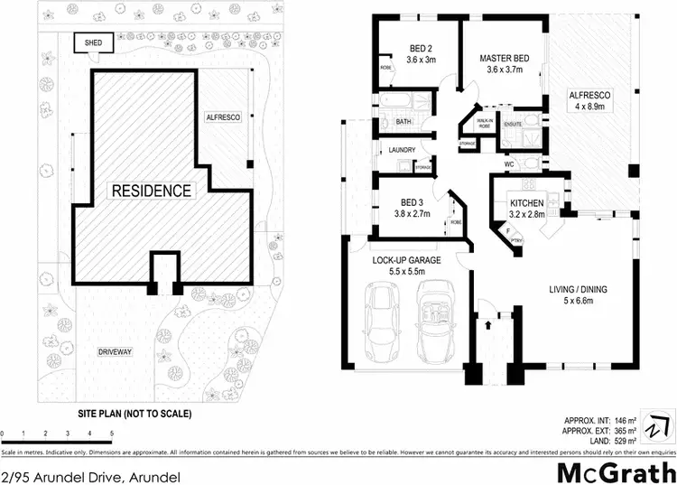 Floorplan of Homely villa listing, 2/95 Arundel Drive, Arundel QLD 4214