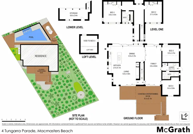Floorplan of Homely house listing, 4 Tungarra Parade, Macmasters Beach NSW 2251