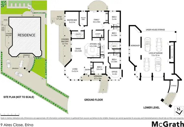 Floorplan of Homely house listing, 9 Aires Close, Erina NSW 2250