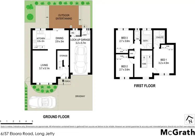 Floorplan of Homely townhouse listing, 6/57 Eloora Road, Long Jetty NSW 2261