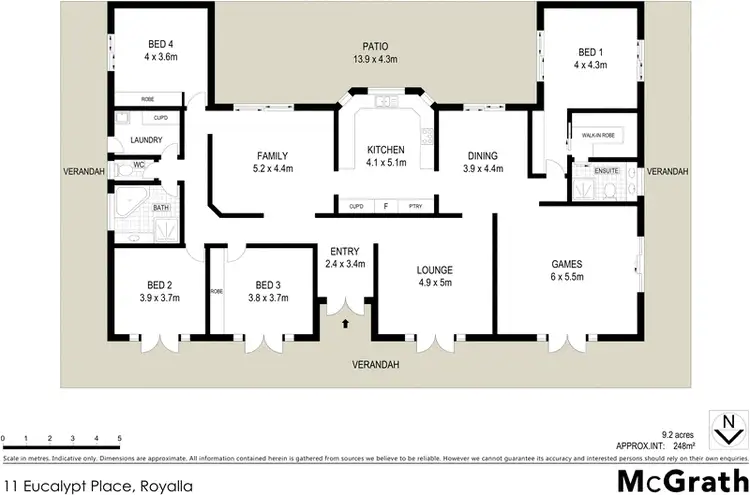 Floorplan of Homely house listing, 11 Eucalypt Place, Royalla NSW 2620