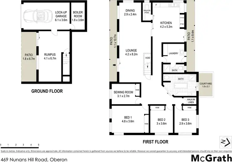 Floorplan of Homely rural property listing, 469 Nunans Hill Road, Oberon NSW 2787