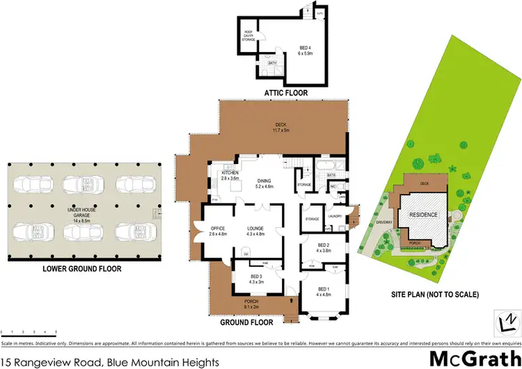 Floorplan of Homely house listing, 15 Rangeview Road, Blue Mountain Heights QLD 4350