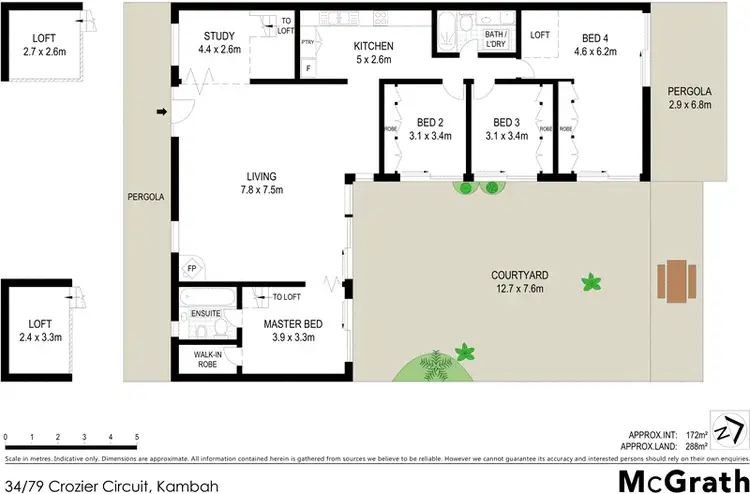 Floorplan of Homely townhouse listing, 34/79 Crozier Circuit, Kambah ACT 2902