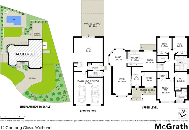 Floorplan of Homely house listing, 12 Coorong Close, Wallsend NSW 2287