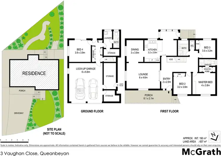 Floorplan of Homely house listing, 3 Vaughan Close, Queanbeyan NSW 2620