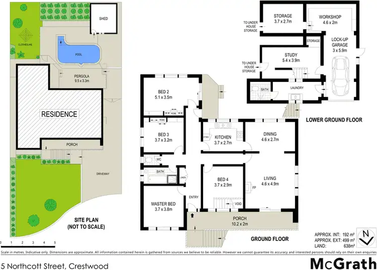 Floorplan of Homely house listing, 5 Northcott Street, Crestwood NSW 2620