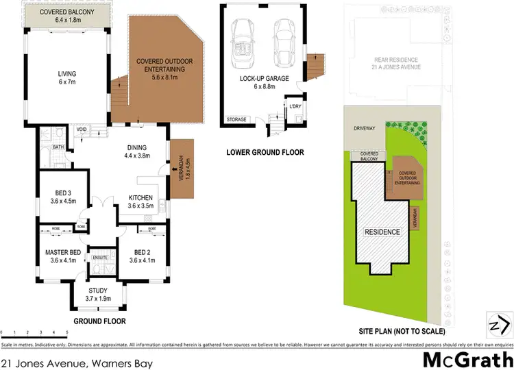 Floorplan of Homely house listing, 21 Jones Avenue, Warners Bay NSW 2282
