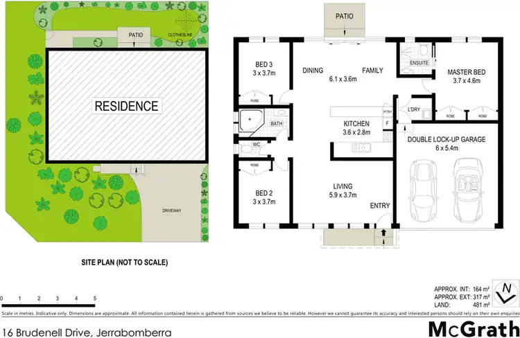 Floorplan of Homely townhouse listing, 16 Brudenell Drive, Jerrabomberra NSW 2619
