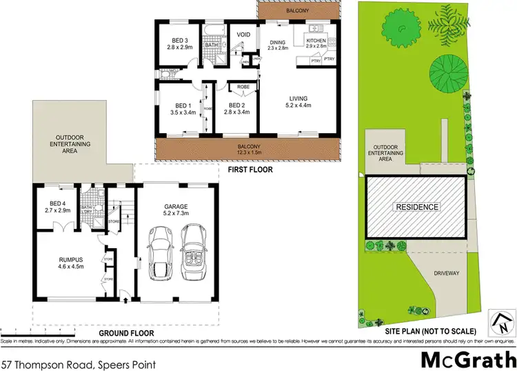 Floorplan of Homely house listing, 57 Thompson Road, Speers Point NSW 2284
