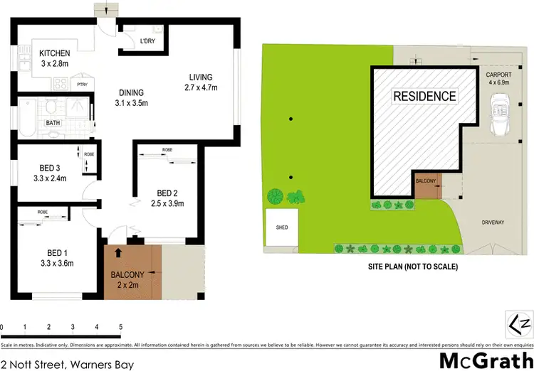 Floorplan of Homely house listing, 2 Nott Street, Warners Bay NSW 2282