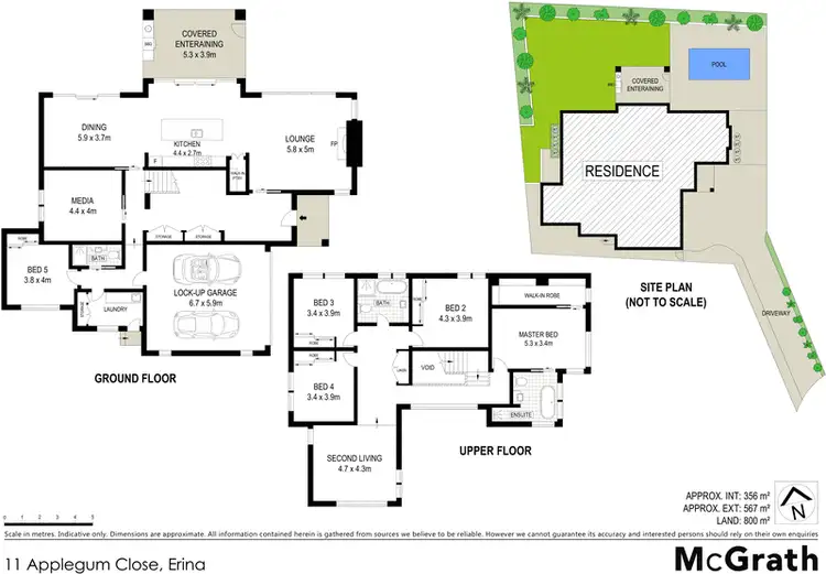 Floorplan of Homely house listing, 11 Applegum Close, Erina NSW 2250