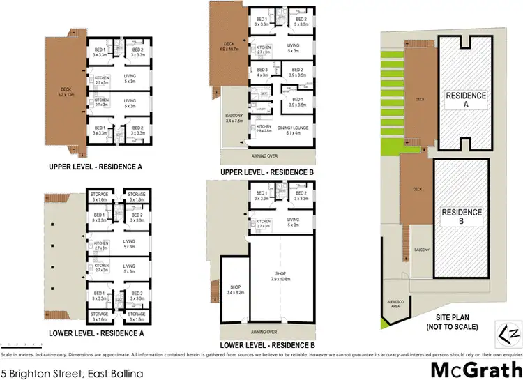Floorplan of Homely house listing, 5 Brighton Street, East Ballina NSW 2478