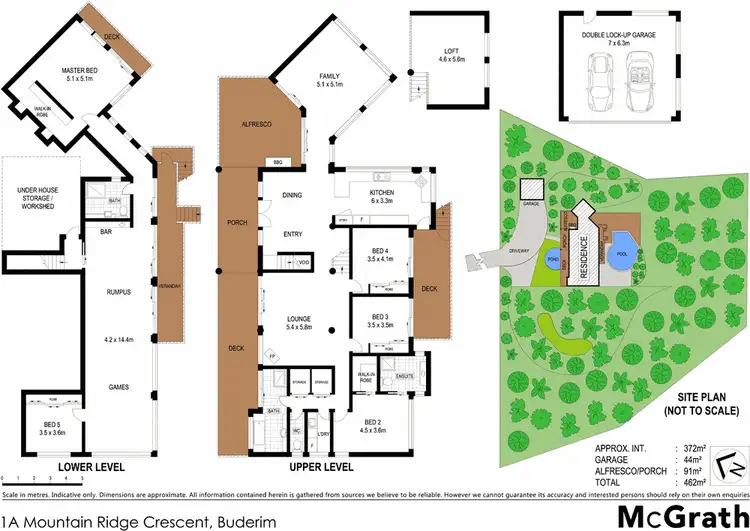 Floorplan of Homely house listing, 1A Mountain Ridge Crescent, Buderim QLD 4556
