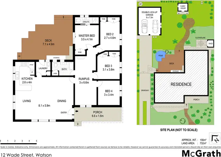 Floorplan of Homely house listing, 12 Wade Street, Watson ACT 2602