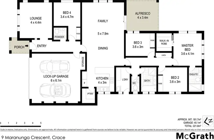 Floorplan of Homely house listing, 9 Maranunga Crescent, Crace ACT 2911