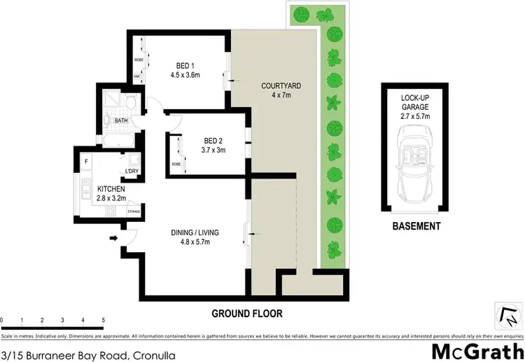 Floorplan of Homely apartment listing, 3/15 Burraneer Bay Road, Cronulla NSW 2230