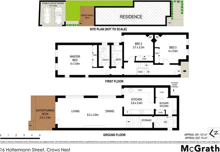 Floorplan of Homely house listing, 16 Holtermann Street, Crows Nest NSW 2065
