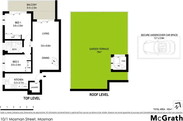 Floorplan of Homely apartment listing, 10/1 Mosman Street, Mosman NSW 2088