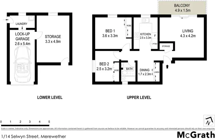 Floorplan of Homely apartment listing, 1/14 Selwyn Street, Merewether NSW 2291