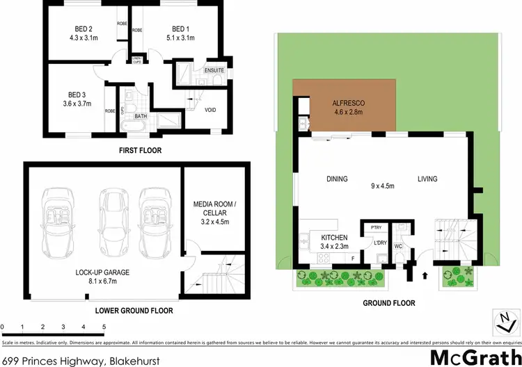 Floorplan of Homely house listing, 7/699 Princes Highway, Blakehurst NSW 2221