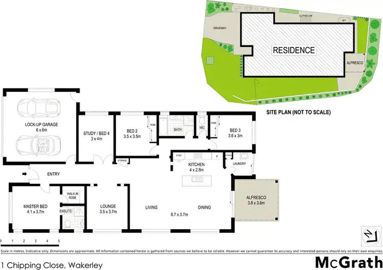 Floorplan of Homely house listing, 1 Chipping Close, Wakerley QLD 4154