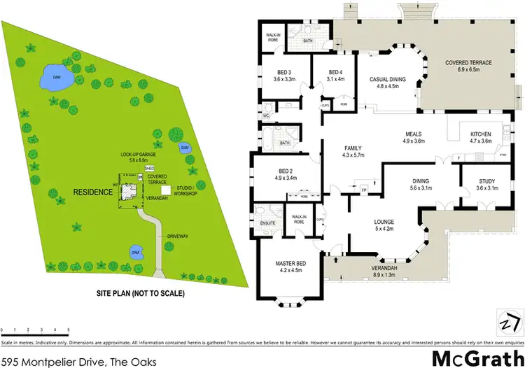 Floorplan of Homely house listing, 595 Montpelier Drive, The Oaks NSW 2570