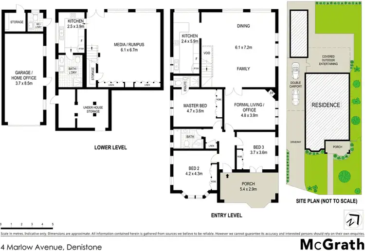 Floorplan of Homely house listing, 4 Marlow Avenue, Denistone NSW 2114