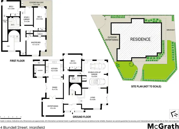 Floorplan of Homely house listing, 4 Blundell Street, Marsfield NSW 2122