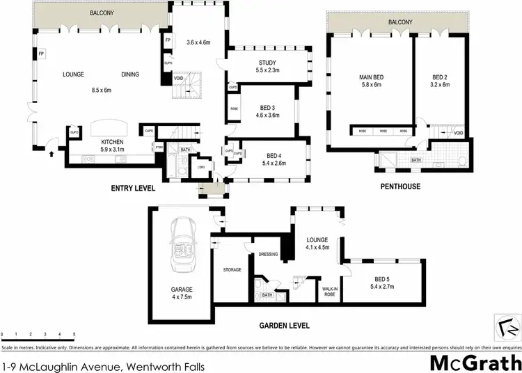 Floorplan of Homely house listing, 1-9 McLaughlin Avenue, Wentworth Falls NSW 2782