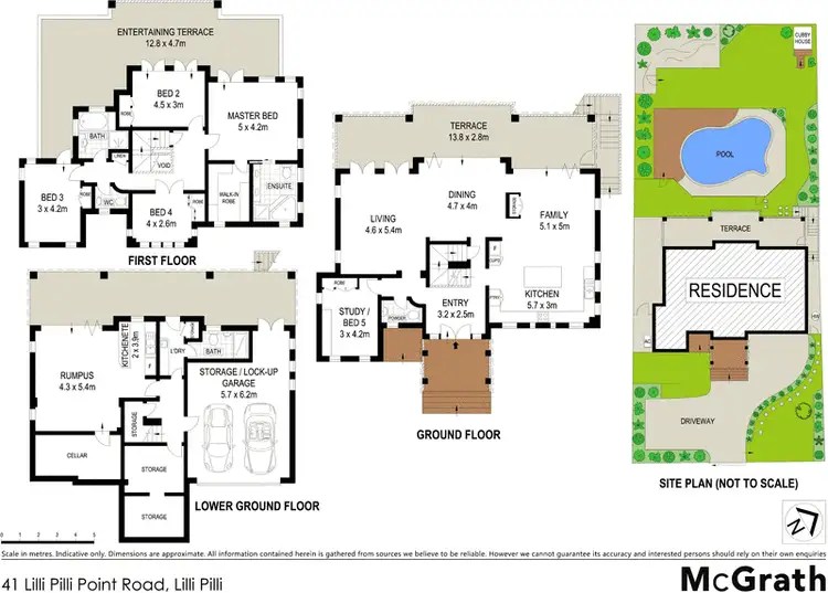 Floorplan of Homely house listing, 41 Lilli Pilli Point Road, Lilli Pilli NSW 2229