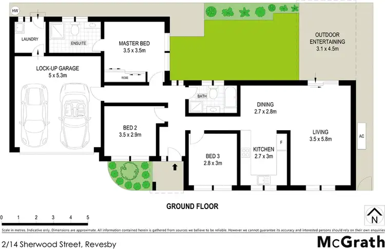Floorplan of Homely villa listing, 2/14 Sherwood Street, Revesby NSW 2212