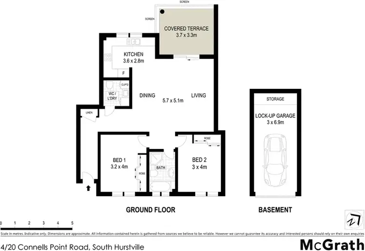 Floorplan of Homely apartment listing, 4/20 Connells Point Road, South Hurstville NSW 2221