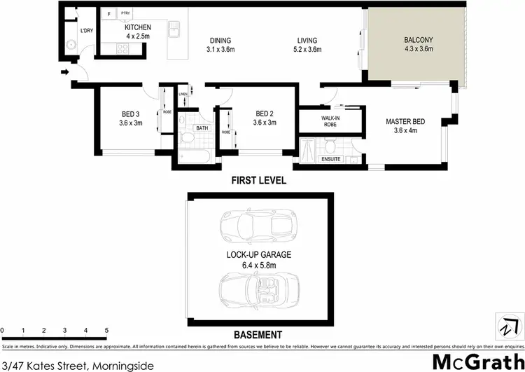 Floorplan of Homely apartment listing, 3/47 Kates Street, Morningside QLD 4170