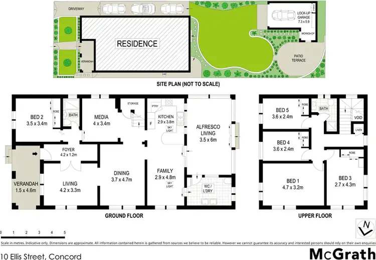 Floorplan of Homely house listing, 10 Ellis Street, Concord NSW 2137