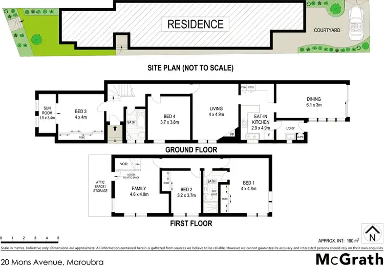 Floorplan of Homely house listing, 20 Mons Avenue, Maroubra NSW 2035
