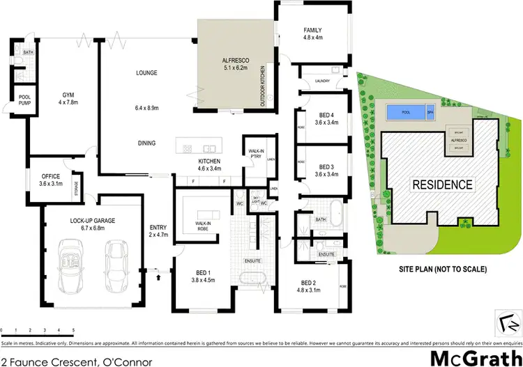 Floorplan of Homely house listing, 2 Faunce Crescent, O'connor ACT 2602